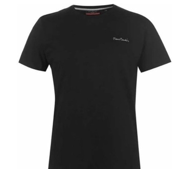 Pierre Cardin Plain T-Shirt - męska - XXS - czarna