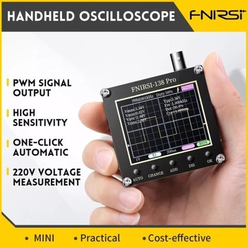 Oscyloskop FNIRSI 138 PRO z baterią 
