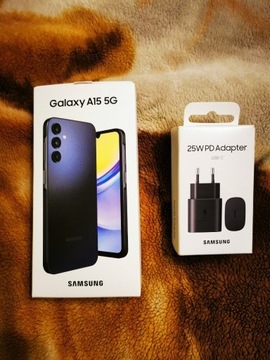 Nowy Samsung Galaxy A15 5G SM-A156B Blue Black