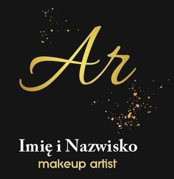 Projekt logo własne inicjały - salon kosmetyczny w