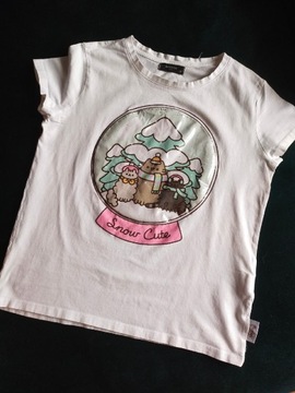 Pusheen t-shirt bluzka koszulka Reserved 34 XS