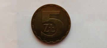 Polska 5 złotych, 1987 r. (L142)