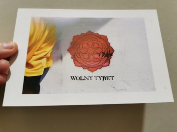 Kartka pocztowa Wolny Tybet