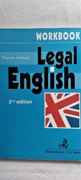 Książka "Legal English. Workbook"