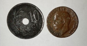 Italia 10 cen 1924r