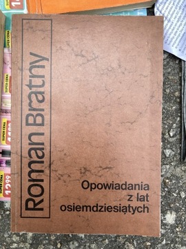 Książka pt,.Opowiadania z lat osiemdziesiątych”