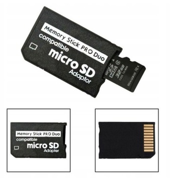 Adapter Produo Pro Duo do micro sd hc do 128gb