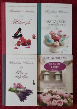 Pakiet 4 książek Magdalena Witkiewicz Milaczek 