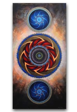 Mandala "Dusza" 100x50x5cm