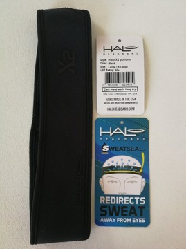 Opaska Halo BLACK AIR MESH X2 headband - L/XL