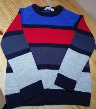 sweter w paski 128