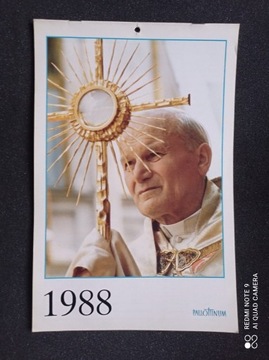 Kalendarz 1988 Jan Paweł II