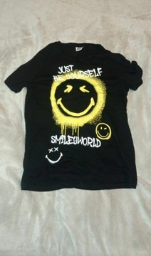 koszulka smiley world t-shirt l jak nowa