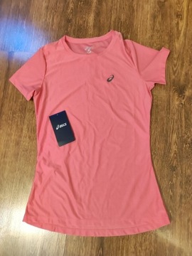 Damska różowa koszulka funkcyjna ASIC 