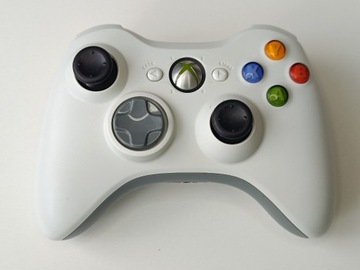 XBOX 360 ORYGINALNY PAD KONTROLER BIAŁY PC SKLEP