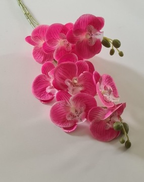 Storczyk Orchidea Silikonowy jak Żywy 90cm Rożowy