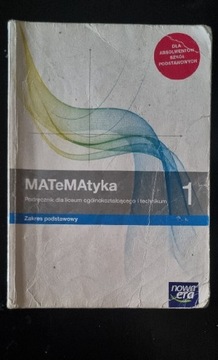 Ksiazka Matematyka nowa era 1 