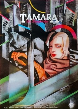 Tamara de Lempicka plakat aut Rosław Szaybo 1990