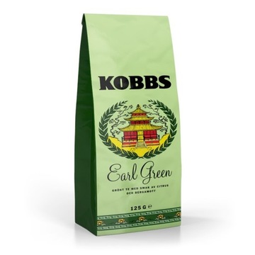 KOBBS Szwedzka herbata liściasta EARL GREEN 125G