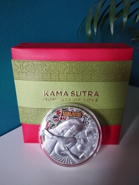 KAMA SUTRA IV Moments of Love 3 Oz Silver Coin 3000 Francs Cameroon 2022