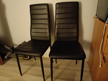 Krzesła nowe,czarne
