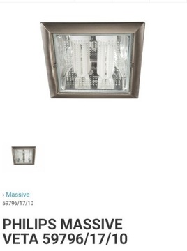 Lampa philips wpuszczana 2 x E27