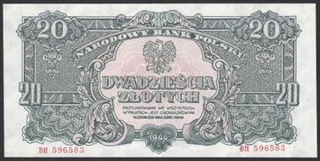 20 Złotych 1944 596583