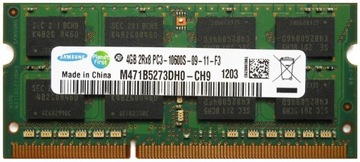 Pamięć DDR3 SAMSUNG 4GB 2Rx8 PC3-10600S-09-11-F3