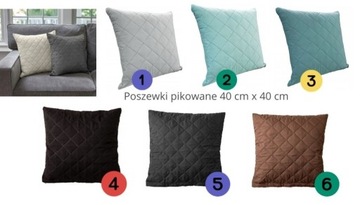 Poszewka na poduszkę 70 x 80 pikowana