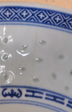 Chińska miska salaterka porcelana ryżowa Ling Long