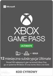 XBOX GAME PASS ULTIMATE 12 MIESIĘCY KLUCZ