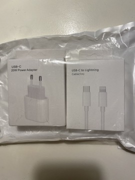 Ładowarka sieciowa Apple Lightning,USB typ C 