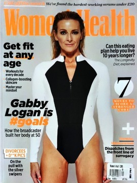 Women's Health 10/23 Gabby Logan 50+ zdrowie fit 