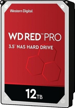 Dysk twardy WD Red Pro 12 TB HDD 3.5'' SATA III