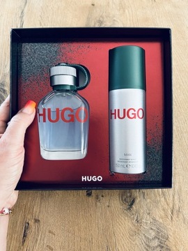 Perfum męski Hugo Boss man 75 ml + dezodorant 150 