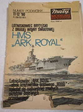 Mały modelarz 11-12/90 Lotniskowiec HMS ARK ROYAL