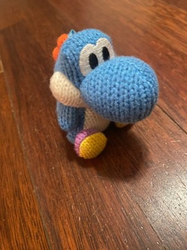 ORG FIGURKA AMIIBO YOSHI WOOLLY WORLD niebieska