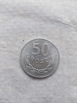Moneta 50gr bez znaku mennicy