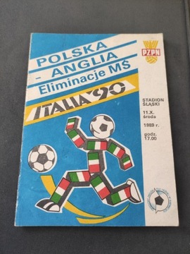 Program  el.MŚ 90 Polska-Anglia 89'