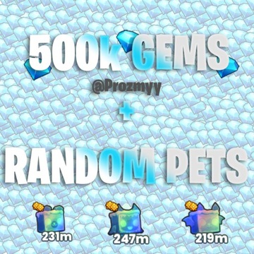 500K Gems/Diamentów + Bonus | Pet Simulator 99