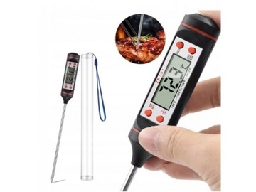 Termometr szpilkowy LCD kuchenny do mięsa wina