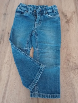 Spodnie  jeansy chłopięce 98
