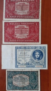 Zestaw banknoty Polskie