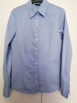 Niebieska bawelniana koszula roz. 38