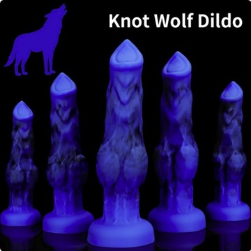 XL Dildo fantasy wolf penis psa pies wilk a'la BD