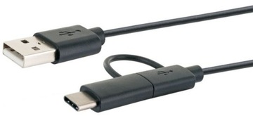 KABEL SCHWAIGER USB-C 3w1 1m iPhone light micro