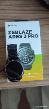 Smartwatch Zeblaze Ares 3 Pro na Czarnej Bransolecie