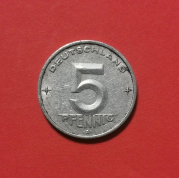 Moneta 5 fenigów 1952, Niemcy