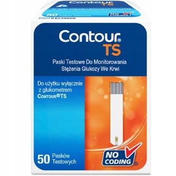 Paski do glukometru Contour ts 50szt nowe 