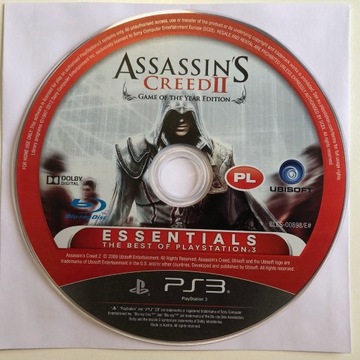 Assassins Creed 2 Edycja Gry Roku PS3 po polsku